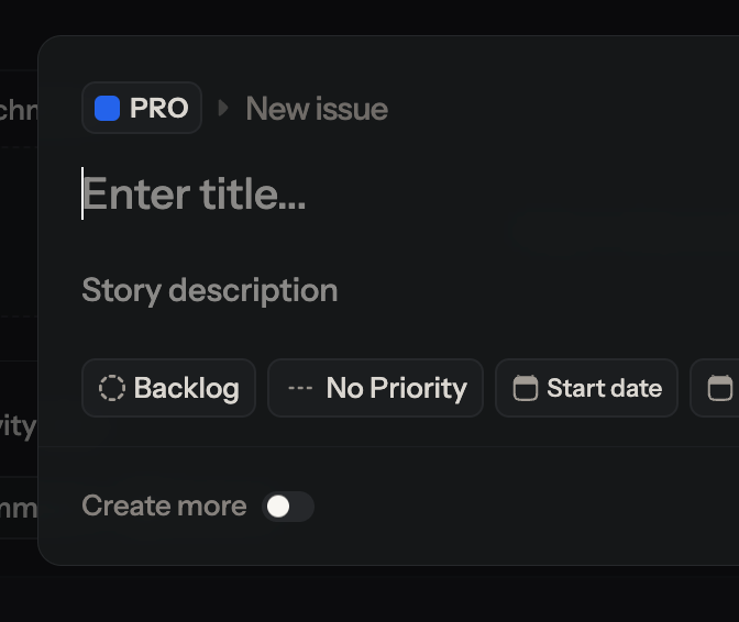 Story Creation